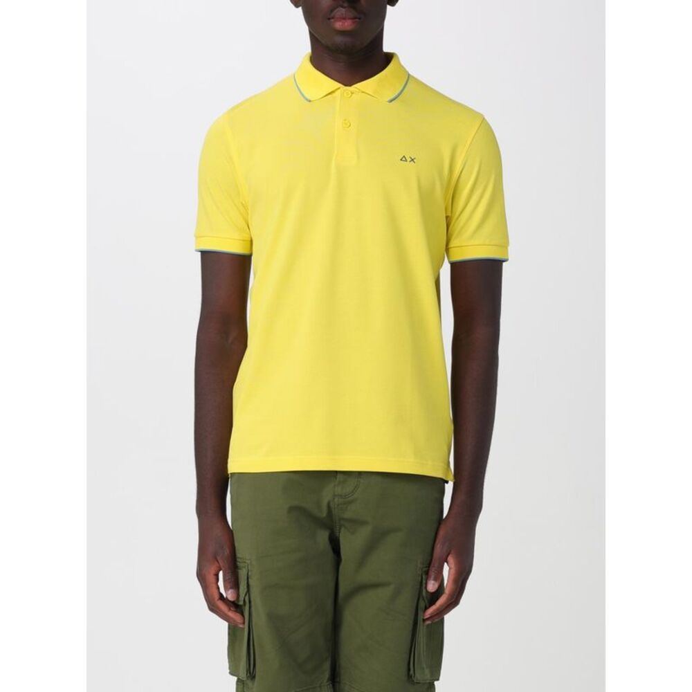 Sun68 Polo Shirt Men Yellow